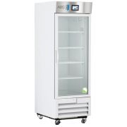 23 Cu. Ft.  Single Glass Door TempLog Premier Laboratory Refrigerator. Touchscreen controller. 1-10°C. Warranty: 3/5; Three year parts and labor warranty, plus an additional two year compressor parts warranty.