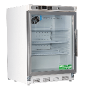 4.6 Cu. Ft Left Hinged Glass DoorPremier Undercounter Built-In Refrigerator. Warranty: 2/5; Two year parts and labor warranty, plus an additional three year compressor parts warranty.
