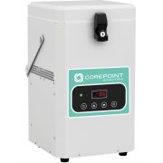 Ultra Low Temperature Bench Top Freezer. Manual defrost. Adjustable temperature range: 40°C to -86°C. Top access swing door, compression latch closure. 110 - 120V AC, 15A breaker, NEMA 5-15 receptacle. Two (2) year parts and labor warranty.
