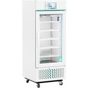 Touchscreen Glass Door Laboratory Refrigerator with Variable Speed Compressor 12 Cu. Ft. Adjustable temperature range: 2° C to 15° C. Three (3) year parts and labor warranty. Seven (7) year compressor warranty.