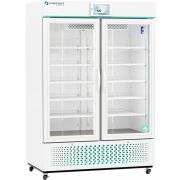 Touchscreen Glass Door Laboratory Refrigerator with Variable Speed Compressor 49 Cu. Ft. Adjustable temperature range: 2° C to 15° C. Three (3) year parts and labor warranty. Seven (7) year compressor warranty