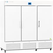 Premier Pharmacy Refrigerator with Variable Speed Compressor 72 Cu. Ft. 36°F to 46°F (2°C to 8°C). 110 - 120V AC, 15A breaker, NEMA 5-15 receptacle. Two (2) year parts and labor warranty, Seven (7) years compressor warranty.