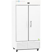 Standard Solid Door Pharmacy Refrigerator 36 Cu. Ft. 36°F to 46°F (2°C to 8°C). 110 - 120V AC, 15A breaker, NEMA 5-15 receptacle. Two (2) year parts and labor warranty, Five (5) years compressor warranty.