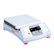 OHAUS Guardian 5000 Hotplate Stirrer, Heating and Stirring,Capacity 18 L,10"x10" Ceramic Top Plate; Speed: 60-1600 rpm; Temp Range: Ambient +5°C – 500°C; Digital Control; Backlit LCD Display; Dimensions: 4.8x16.3x13.3"; 120V, 11.2A, 50/60Hz, Temp Probe no
