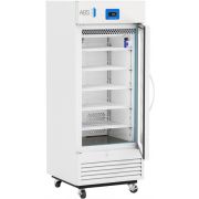 Premier Glass Door Pharmacy Refrigerator with Variable Speed Compressor 12 Cu. Ft.36°F to 46°F (2°C to 8°C). 110 - 120V AC, 15A breaker, NEMA 5-15 receptacle. Two (2) years parts and labor warranty, Seven (7) years compressor warranty
