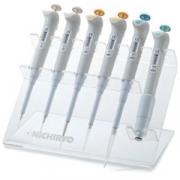 Nichiryo Pipette Stand (Acrylic); Holds up to 6 pipettes. Compatible with Nichipet Premium LT/Premium/EXII/EX Plus II/FII & VII models.