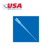 USA Scientific Long Round Gel Loading Tips 1-200µl, 0.57 mm OD, 82.2mm long, Natural. 1 rack of 200.