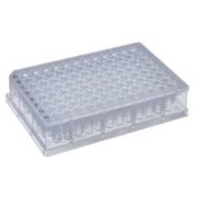 PlateOne™ 0.5 ml deep 96-well polypropylene plate, round wells, natural, 4 sleeves of 8 (32) per pack