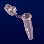 0.5ml Graduated Tube With Attached Flat Cap, Red Polypropylene - PK/1000