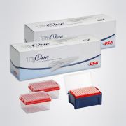 Refill Starter Pack: 20 ul TipOne Filter Tip. Includes one box with ten racks of filter tips and one box of ten filter tip refill cassettes (total 1920 tips). Sterile.