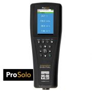 YSI ProSolo Handheld Digital Water Quality Meter; ODO® technology meter with optical oxygen sensor capability; auto-recognized smart sensor technology; rated to IP-67 standards; Built-in micro USB On-The-Go port for PC connection, recharging/powering the 