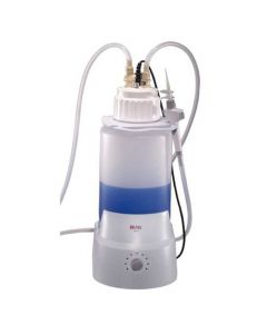 SafeVac Vacuum Aspiration System. Aspiration Speed: 1-15ml/s; Autoclavable waste bottle, tubing and handle; Includes: Hand operator; 4L PPCO Vacuum bottle; 1-channel SS adapters, 8-channel SS adapter, 1- and 8-channel adapters for disposable tips; level i